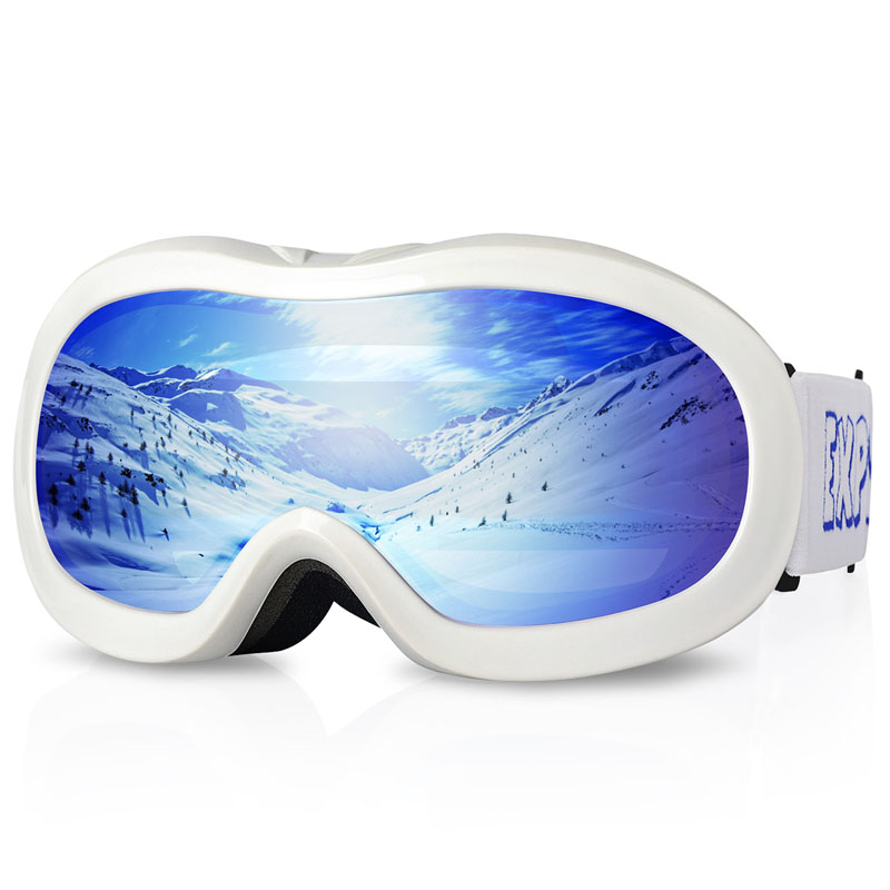 Como os óculos de esqui esféricos evitam o brilho da neve e a fadiga ocular?