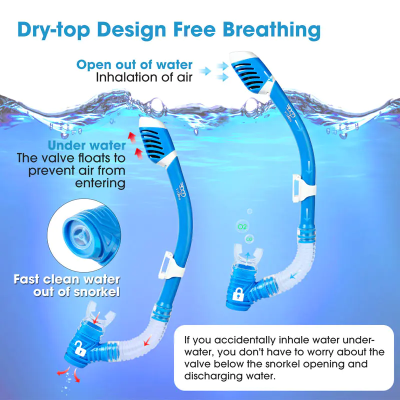 Snorkeling Set With Diving Fins For Kids Snorkeling Set With Diving Fins For Kids